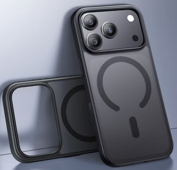 Силиконовий чехол iPhone 17 Pro Ugreen with MagSafe - Mатовый черный