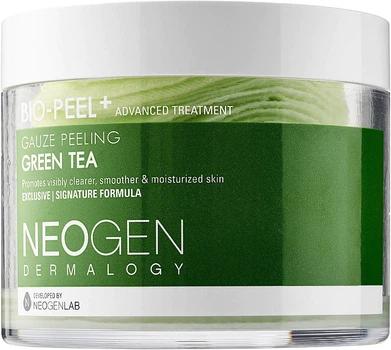 Пилинговые диски с зеленым чаем Neogen Dermalogy Bio Peel Gauze Peeling Green Tea 8шт (847580-801661-2)