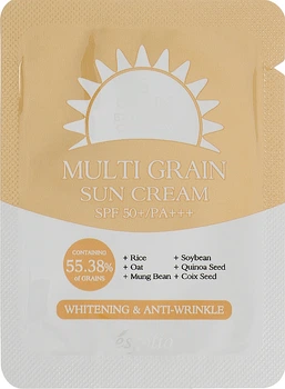 Esfolio Multi Grain Sun Cream SPF 50+ (пробник) Солнцезащитный крем с экстрактами злаковых 3g (1005987-47844)