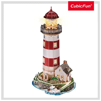 Пазл Cubic Fun тривимірний Night edition Маяк із LED-підсвічуванням (m489910)