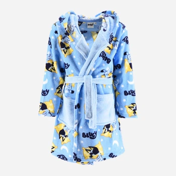 Дитячий махровий халат для хлопчика Disney Bluey HY20036 116 см Блакитний (3609088233705)