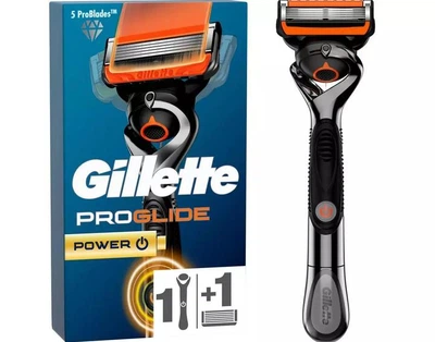 Станок для гоління чоловічий (Бритва) Gillette ProGlide Power Flexball з 1 змінним картриджем НОВИЙ дизайн