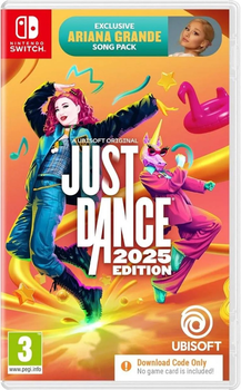 Гра Nintendo Switch Just Dance 2025 - Exclusive Ariana Grande Song Pack (Електронний ключ) (3307216295792)