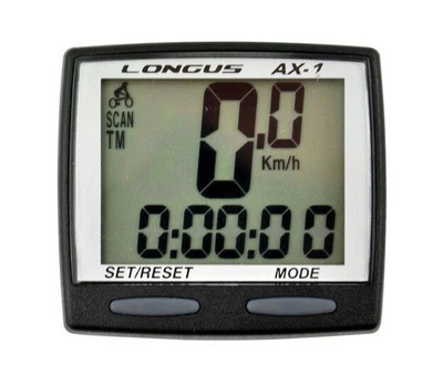 Велокомпьютер Longus AX-1 8 функций черный Special Edition