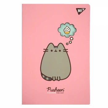 Зошит Yes А4 40 аркушів Pusheen клітинка (681856)