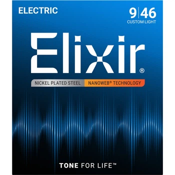 Струны Elixir 12027 NANOWEB 9-46 Custom Light