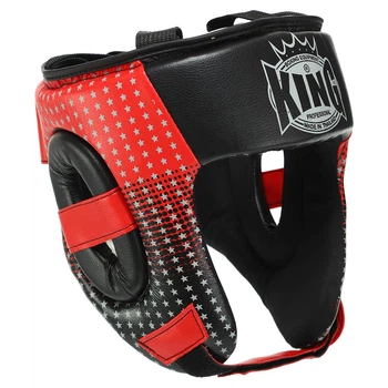Шлем боксерский открытый Top King Heroe 012 размер M Red-Black