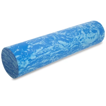 Массажный ролик роллер гладкий Foam Roller Zelart My Fit 60x15 см FI-1734 Blue