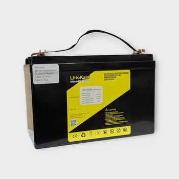 Аккумулятор Liitokala LiFePO4 12.8 В 100Ah с LCD дисплеем