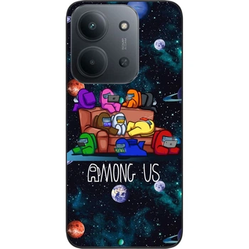Силиконовый чехол SMTT для Xiaomi Redmi 15C с картинкой Among us Команда