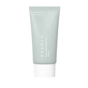 Vegan Mild Moisture Sun SPF 50+ PA Зволожуючий сонцезахисний крем з рослинним скваланом Needly 50ml