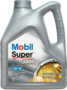 Моторне масло Mobil 1 Super 3000 X1 Formula FE 5W30 4 л (5407008074470)