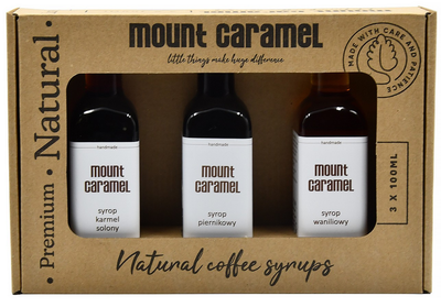 Zestaw syropów Mount Caramel 3 x 100 ml (5902488051756)