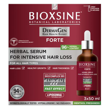 Сироватка проти випадіння волосся Bioxsine DermaGen Forte 3 шт х 50 мл (8680512629214/8680512630173)