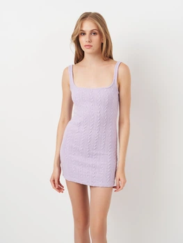 Платье летнее женское Pull & Bear 4393320612 M Лиловое (KC1000000037658)