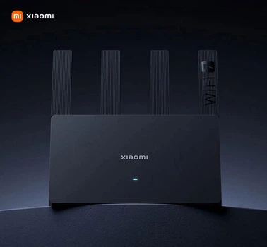 Роутер Xiaomi Router BE3600 Black маршрутизатор (Wi Fi 7 до 3570 Мб/с, підтримка Mesh)