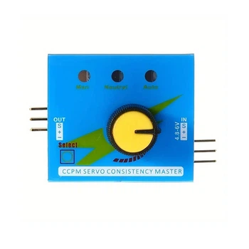 Трехканальный сервотестер CCPM 4.8–6V для настройки и тестирования сервоприводов RC-моделей