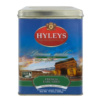 Чай Hyleys The Aristocratic Tea French Earl Grey Green Tea Зеленый 500 г