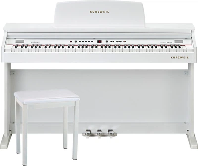 Цифровое пианино Kurzweil KA130 WH (стойка, 3 педали, банкетка, пюпитр, блок питания)