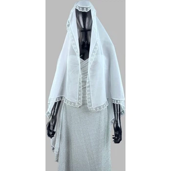 Фата королівська з мереживом SETA Decor 25-633WT