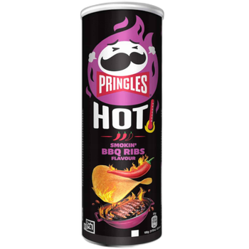 Чипсы Pringles Hot Smokin BBQ Ribs Flavour 160 г