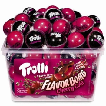 Конфеты мармелад Trolli Flavor Bomb Cherry Cola 60 штук 1128 г