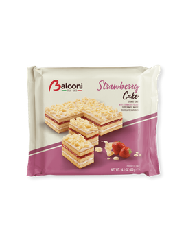 Торт Balconi Strawberry Cake c клубникой 400 г