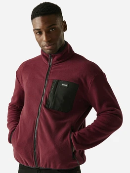Толстовка на флісі, на блискавці чоловіча Regatta Frankie F/Z Fleece RMA595-ZRS S Червона (5063516105145)