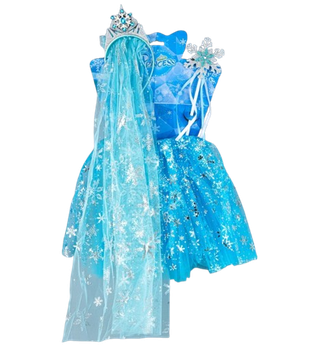 Набор Эльза Frozen "Холодное Сердце" (корона с вуалью, юбка и палочка) ABC