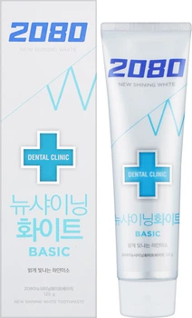 Зубна паста - 2080 New Shining White 125g (вітамін e, гідроксиапатит, ксиліт, натрій фторид, сорбітол) (125703-19245)