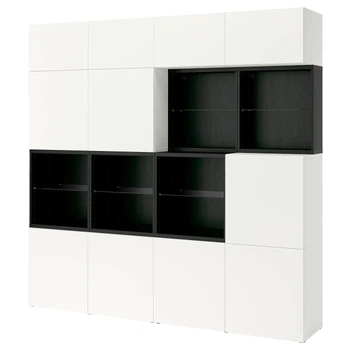Поєднання з дверима ІКЕА BESTÅ 240x42x231 см Lappviken White (s89612087)