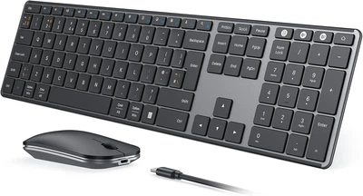Бездротова Bluetooth-клавіатура та миша seenda SKM64-3