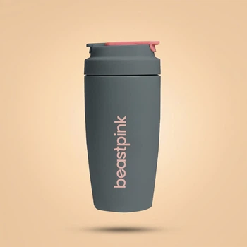 BeastPink Термокухоль 500 мл сіра - GymBeam BeastPink