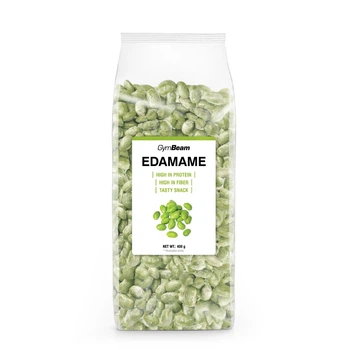 Едамаме - Смажені солоні соєві боби 400 г - GymBeam Food
