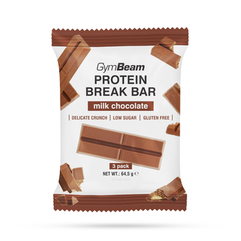 Протеїновий батончик Break 3шт 64,5 g - GymBeam Food