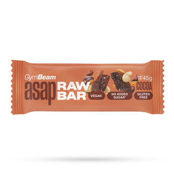 Батончик ASAP Raw 45 g какао - GymBeam ASAP