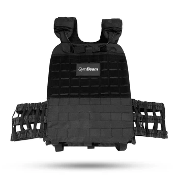 Жилет-обважнювач Tactical чорний - GymBeam Accessories