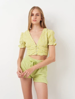 Топ жіночий Pull & Bear 4470349 M Салатовий (KC1000000037878)