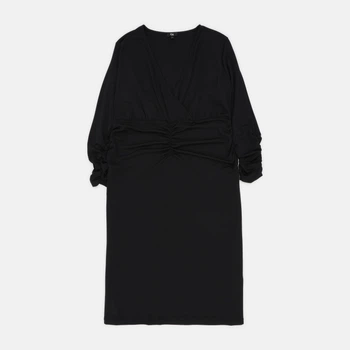Платье миди осеннее женское C&A 2186528 XL Черное (KC1000000039205)