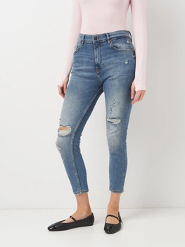 Джинсы Skinny женские Pull & Bear 4685501407p09 31 Голубые (KC1000000044125)