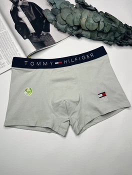 Труси чоловічі боксери бавовняні Tommy Hilfiger 48 розмір Сірий
