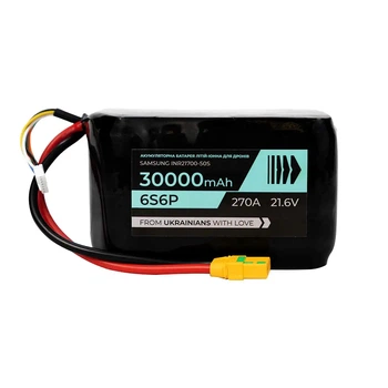 Аккумулятор для коптера/БПЛА BTRY 6s6p 30000 mAh, Samsung INR21700-50S