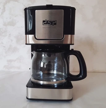 Капельная кофеварка 800Вт DSP Kafe Filter KA-3024 со стеклянной колбой на 12 чашеК.