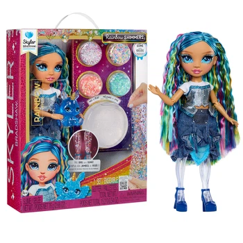 Лялька Rainbow High Shimmers Скайлер з аксесуарами та слаймом