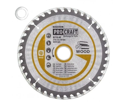Пильный диск по дереву. Распилочный диск ProCraft B210.40 40T