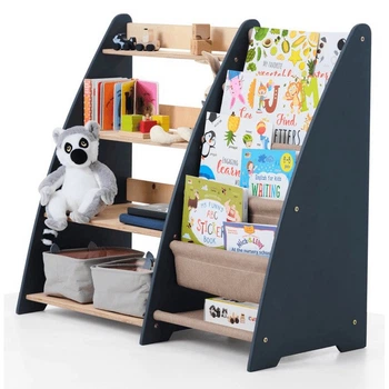 Детская полка для книг и игрушек Монтессори 2 в 1 Goodevas E631