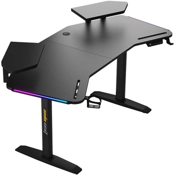 Компьютерный стол с электрорегулировкой высоты Anda Seat Shadow Warrior Черный (AD-D-DD1-1600L-02-B-B)