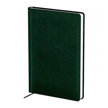 Ежедневник Axent 2026 Classic Lux, 145x210 мм, слп/т тёмно-зелёный (8844-26-5-A)
