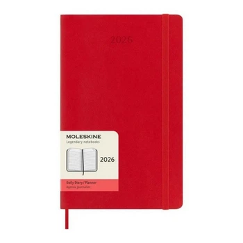 Щоденник Moleskine 2026 середній, м'яка обкл., червоний (DSF212DC3Y26)