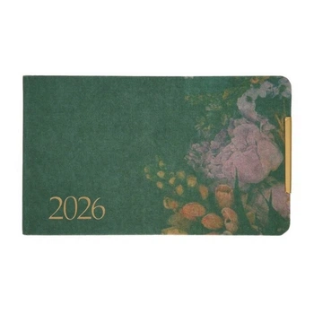 Еженедельник Leo Planner 2026 карманный Bloom, зеленый (252714)